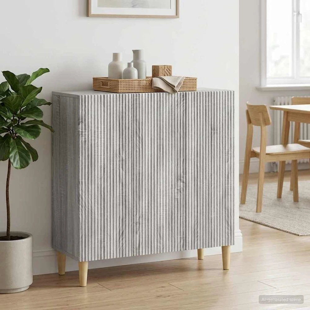 Kabalas Pilka sonoma ąžuolo 89 x 34,5 x 80 cm Apdirbta mediena