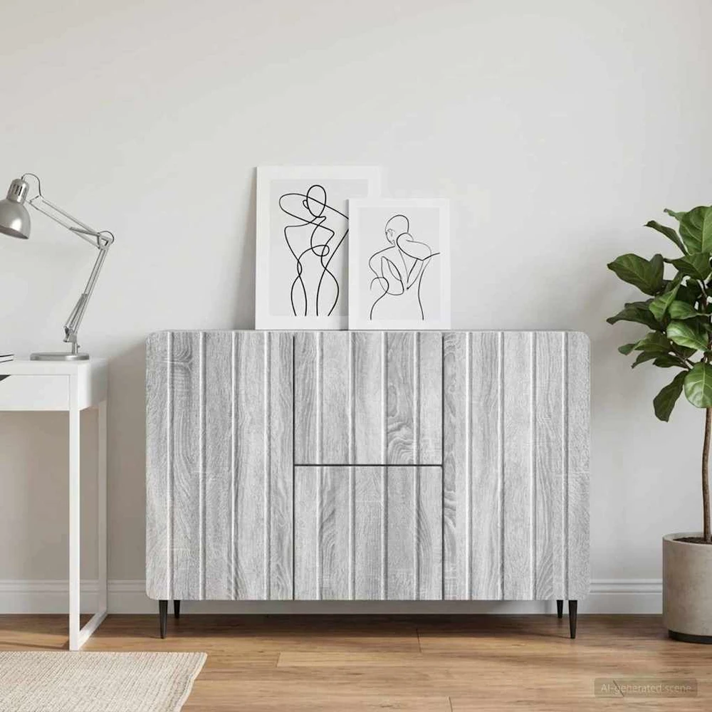 Kabalas Pilka sonoma ąžuolo 89 x 34,5 x 62 cm Apdirbta mediena