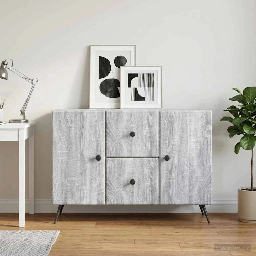 Kabalas Pilka sonoma ąžuolo 89 x 34,5 x 60 cm Apdirbta mediena