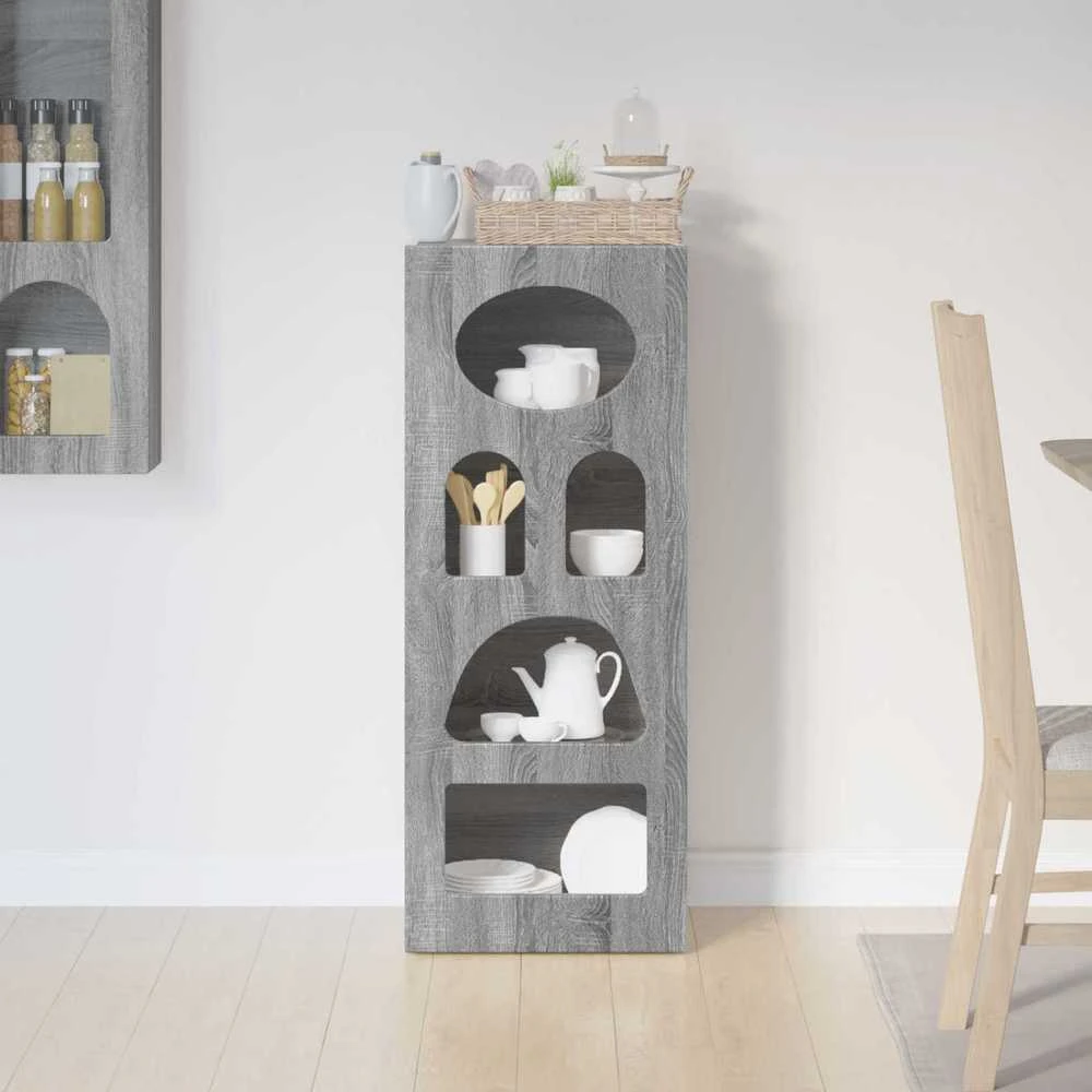Kabalas ELST Pilkas Sonoma 40 x 35 x 100,5 cm Apdirbta mediena