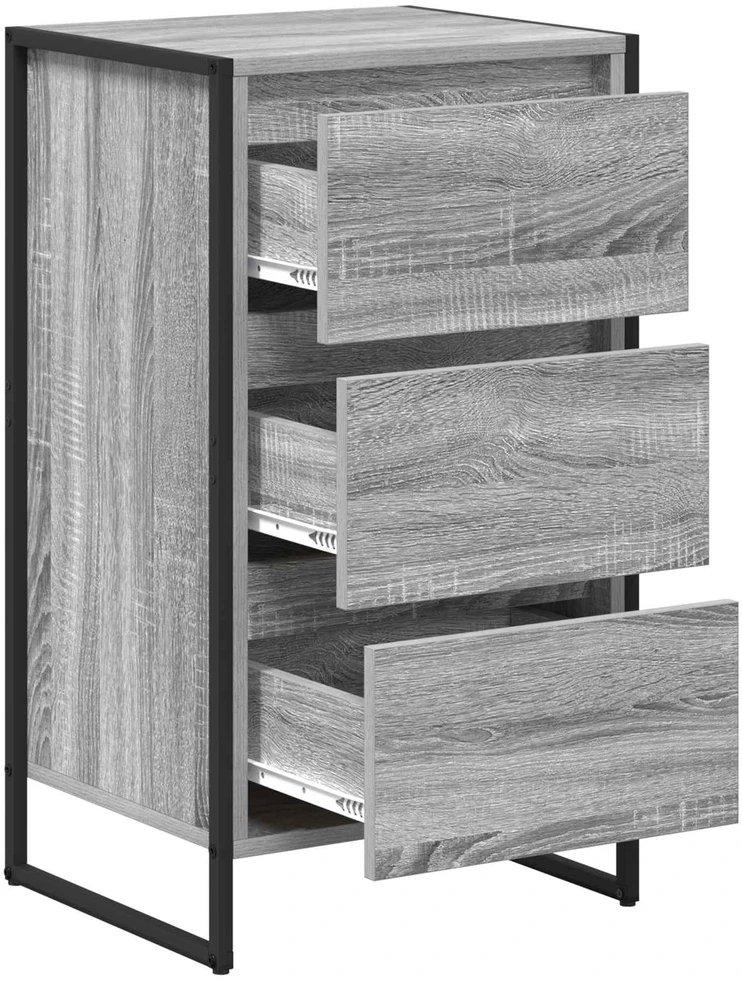 Kabalas Pilkas Sonoma 42 x 36 x 75.5 cm Apdirbta mediena