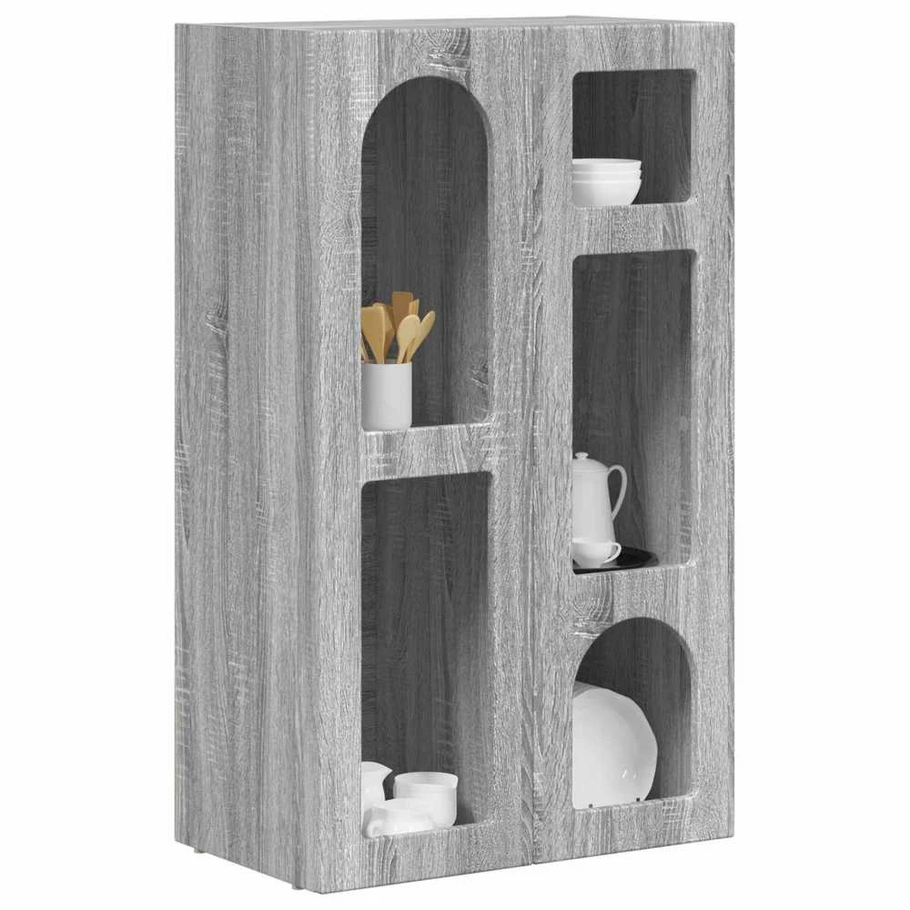 Kabalas ELST Pilkas Sonoma 59 x 35 x 100,5 cm Apdirbta mediena