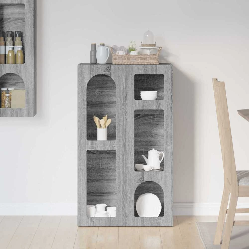 Kabalas ELST Pilkas Sonoma 59 x 35 x 100,5 cm Apdirbta mediena