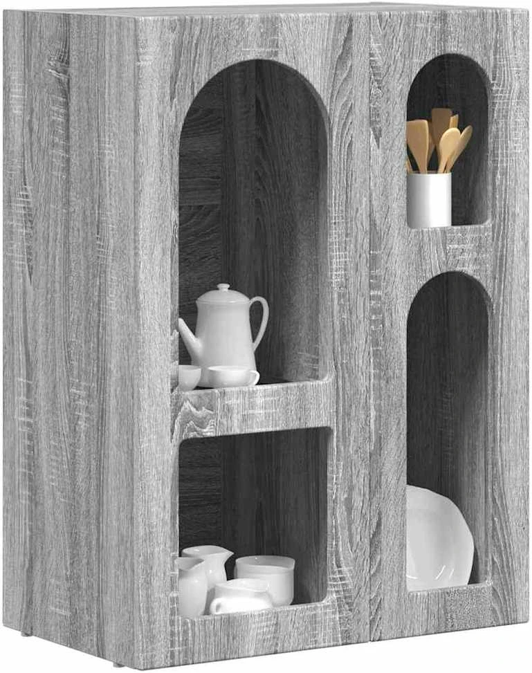 Kabalas ELST Pilkas Sonoma 59 x 35 x 80.5 cm Apdirbta mediena