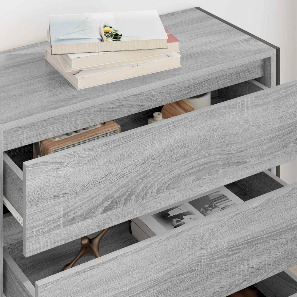 Kabalas Pilkas Sonoma 79 x 36 x 75.5 cm Apdirbta mediena
