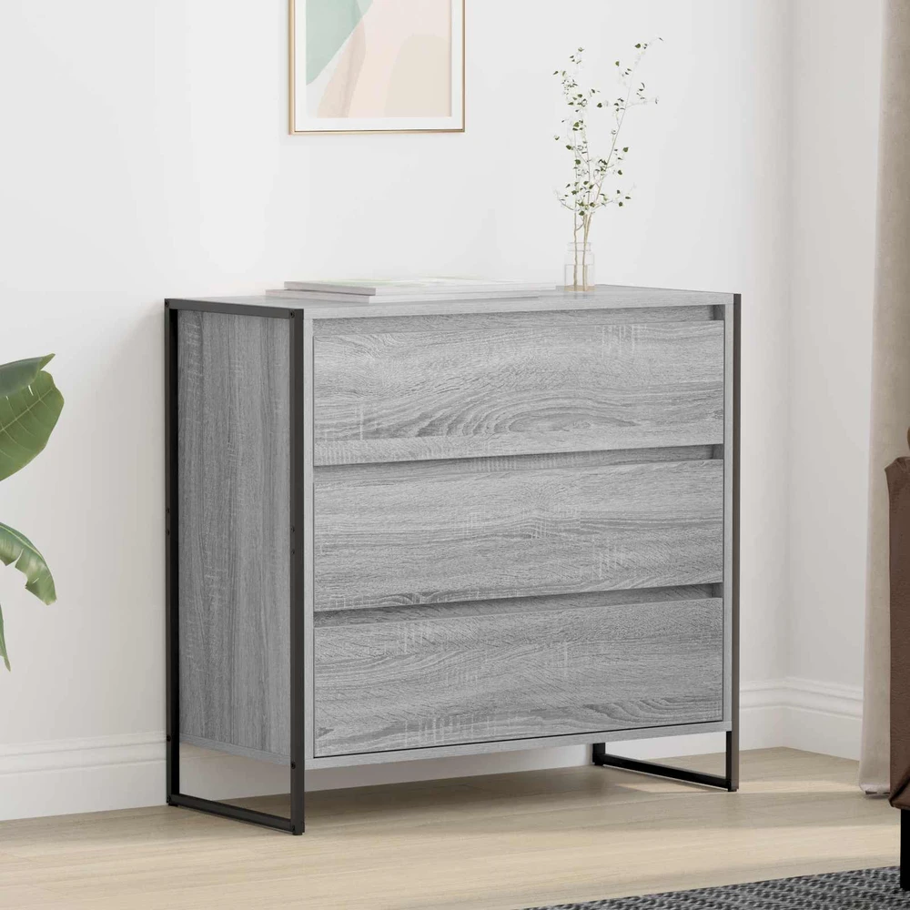 Kabalas Pilkas Sonoma 79 x 36 x 75.5 cm Apdirbta mediena