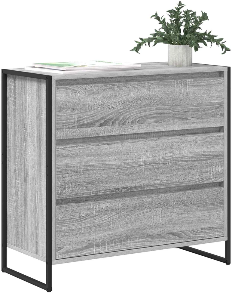 Kabalas Pilkas Sonoma 79 x 36 x 75.5 cm Apdirbta mediena