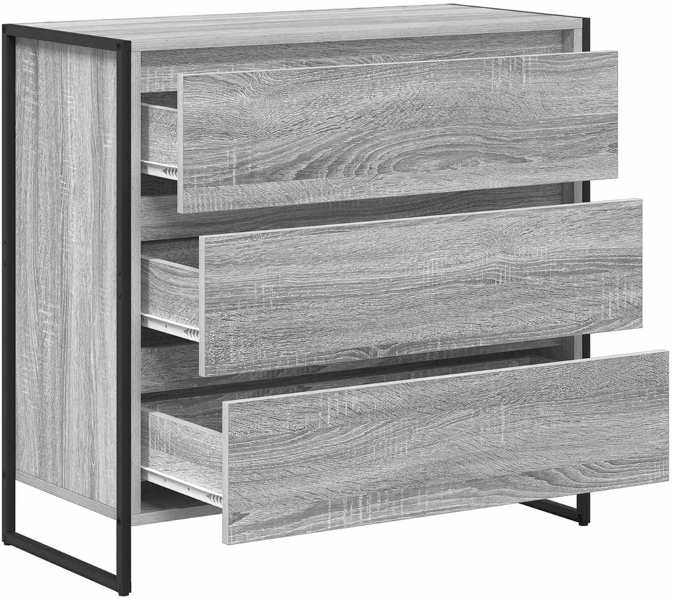 Kabalas Pilkas Sonoma 79 x 36 x 75.5 cm Apdirbta mediena
