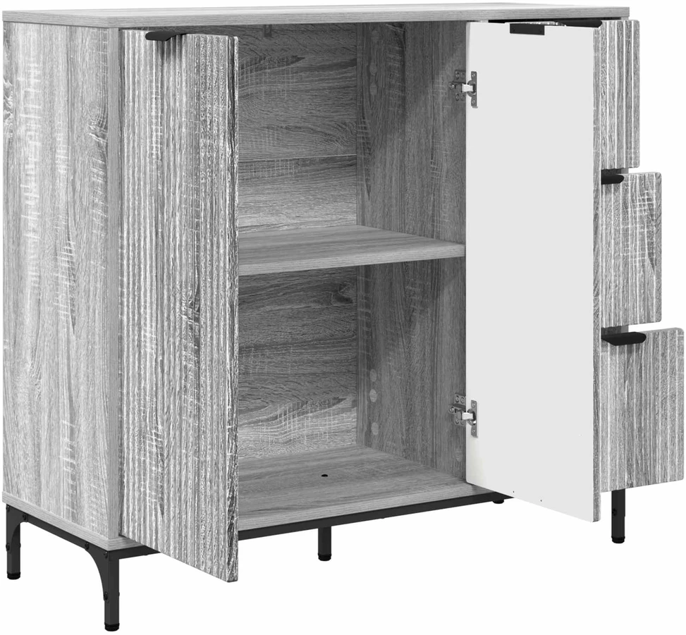 Kabalas Pilkas Sonoma 89,5 x 33 x 82 cm Apdirbta mediena