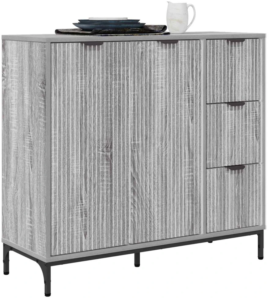 Kabalas Pilkas Sonoma 89,5 x 33 x 82 cm Apdirbta mediena