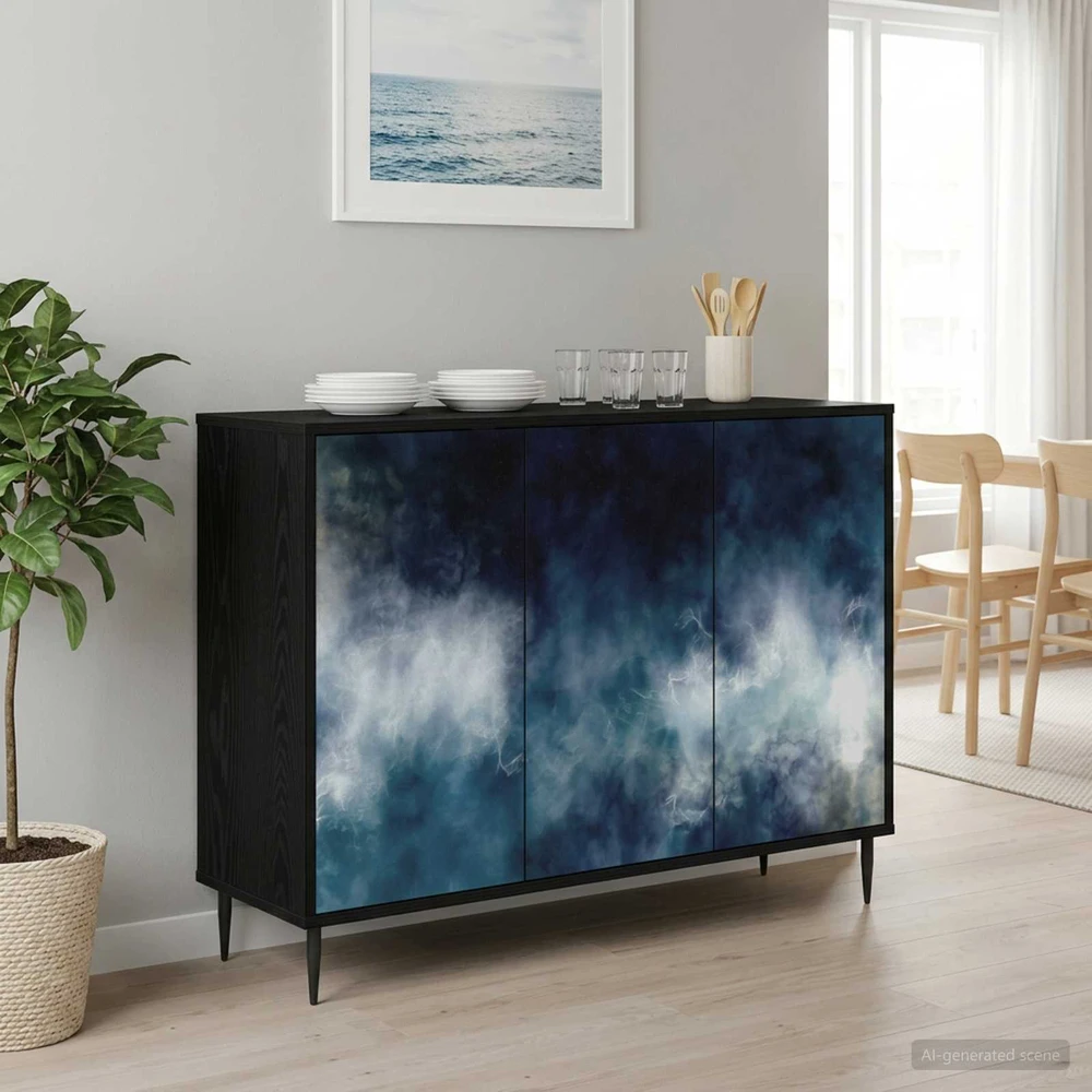 Kabalas RAALTE Juodojo ąžuolo 102 x 33 x 76 cm Apdirbta mediena