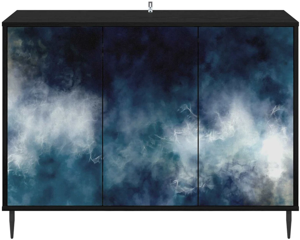 Kabalas RAALTE Juodojo ąžuolo 102 x 33 x 76 cm Apdirbta mediena