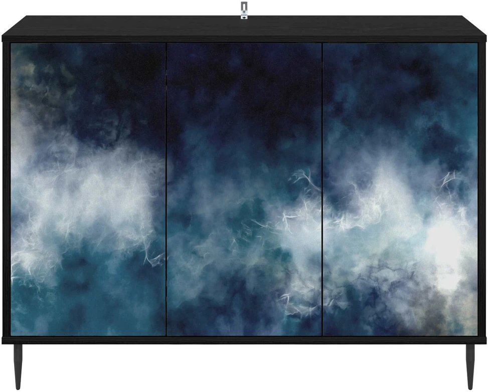Kabalas RAALTE Juodojo ąžuolo 102 x 33 x 76 cm Apdirbta mediena