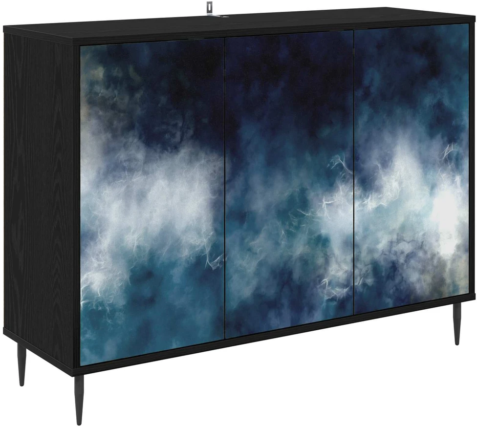 Kabalas RAALTE Juodojo ąžuolo 102 x 33 x 76 cm Apdirbta mediena