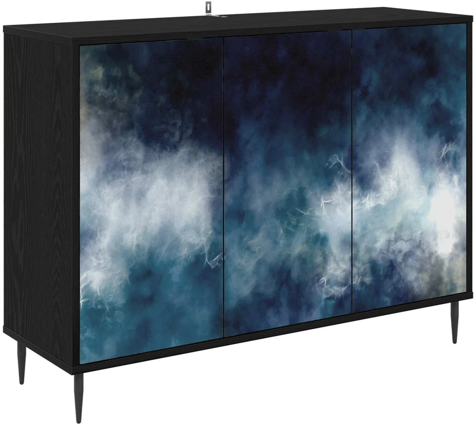 Kabalas RAALTE Juodojo ąžuolo 102 x 33 x 76 cm Apdirbta mediena