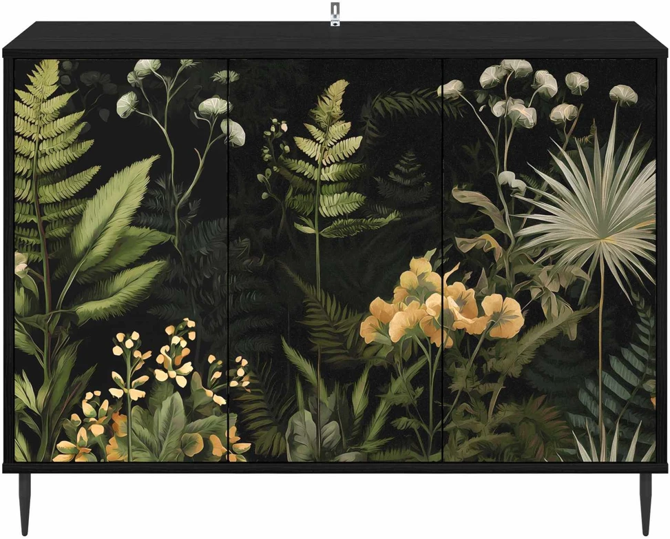 Kabalas RHENEN Juodojo ąžuolo 102 x 33 x 76 cm Apdirbta mediena