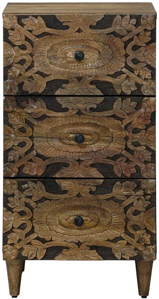 Kabalas Ruda 40 x 33,5 x 75 cm Kietas mango medis