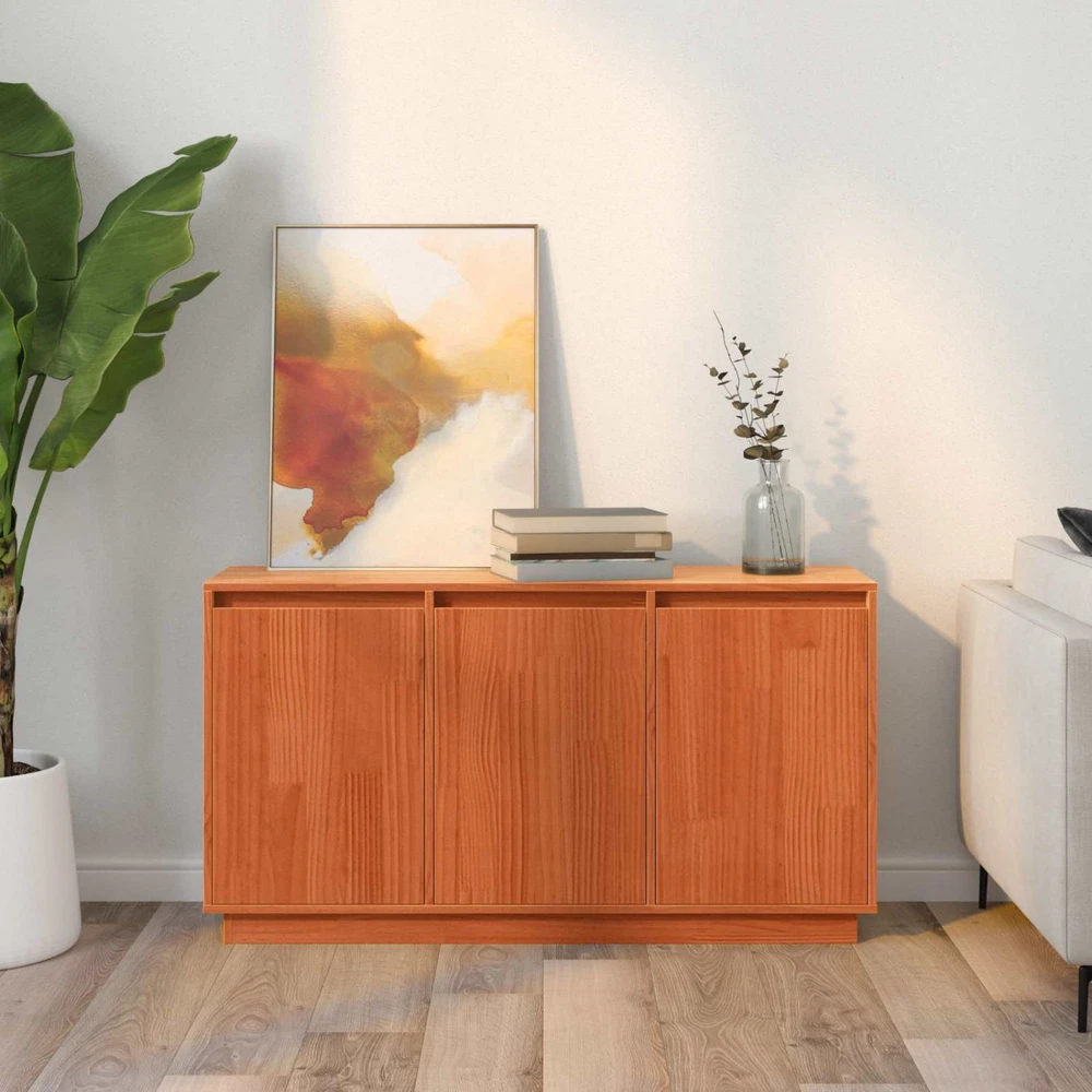 Kabalas Rudas ąžuolas 111 x 34 x 60 cm Kietos pušies mediena