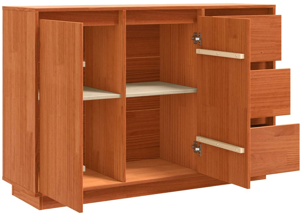 Kabalas Rudas ąžuolas 111 x 34 x 75 cm Kietos pušies mediena