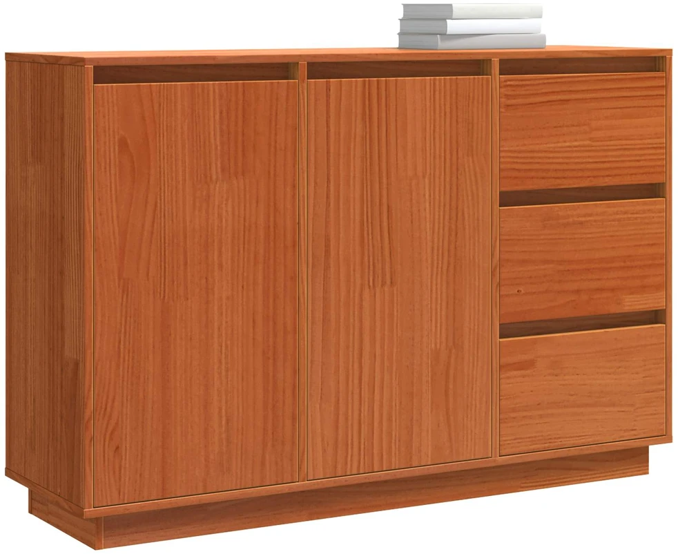 Kabalas Rudas ąžuolas 111 x 34 x 75 cm Kietos pušies mediena