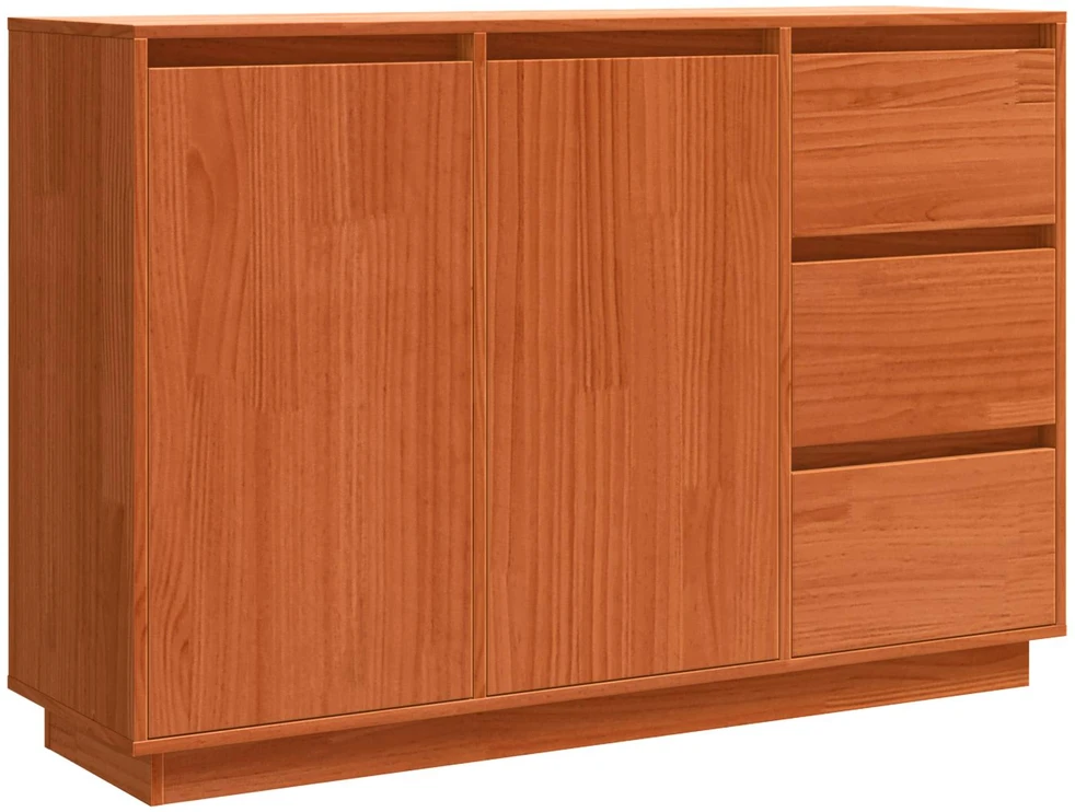 Kabalas Rudas ąžuolas 111 x 34 x 75 cm Kietos pušies mediena