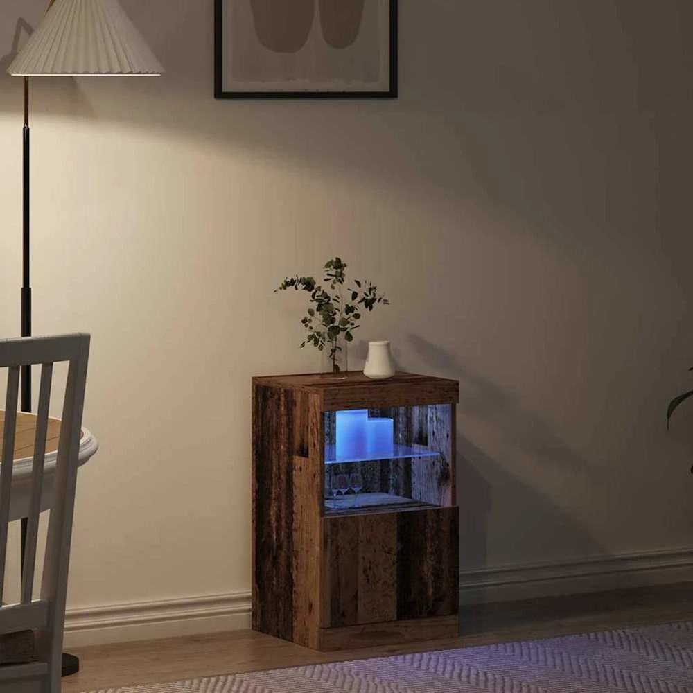 LED Bufetas Senas medis 41 x 37 x 67 cm Apdirbta mediena