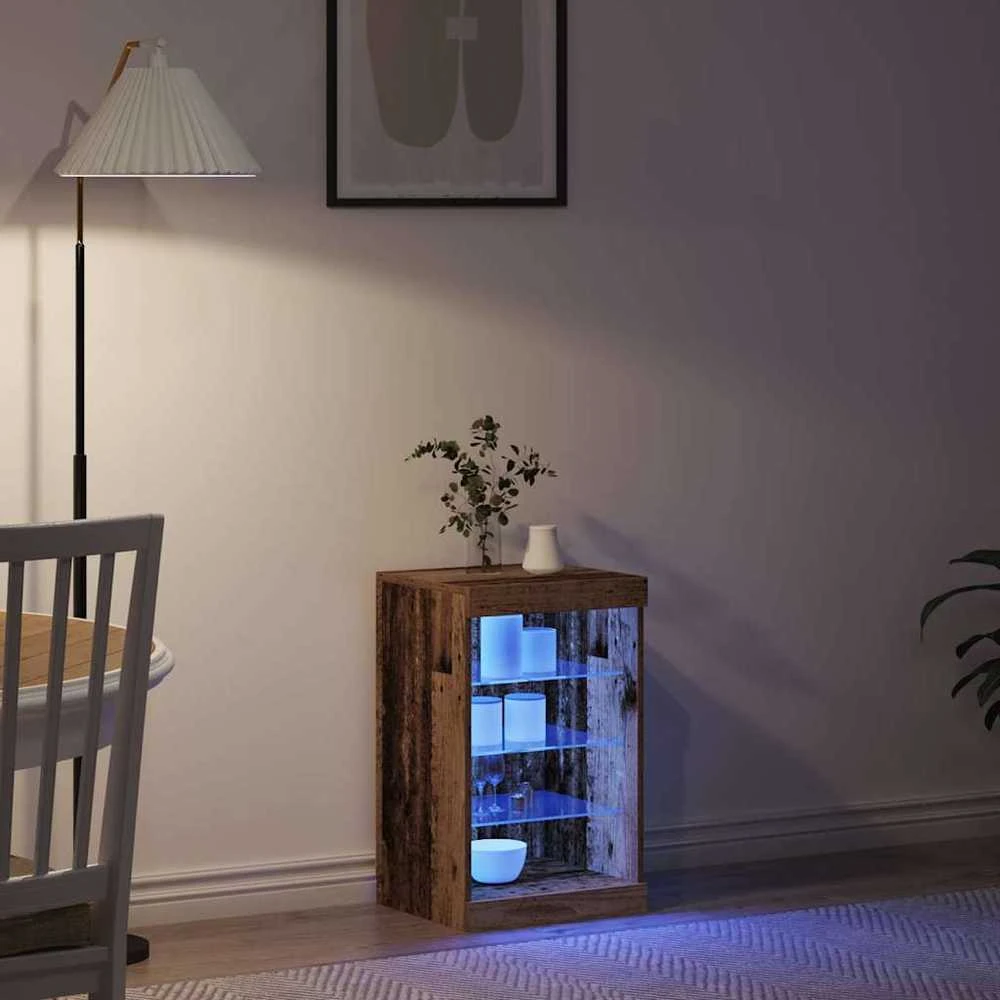 LED Bufetas Senas medis 41 x 37 x 67 cm Apdirbta mediena