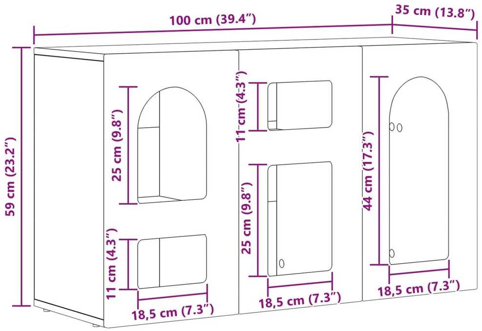 Kabalas ELST Senas medis 100 x 35 x 59 cm Apdirbta mediena