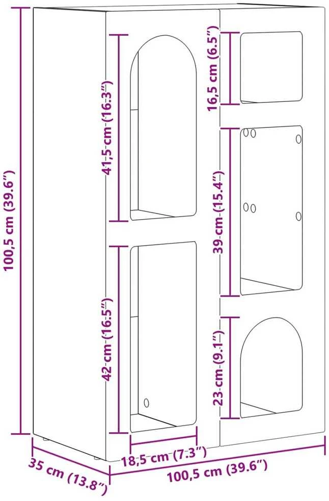 Kabalas ELST Senas medis 59 x 35 x 100,5 cm Apdirbta mediena