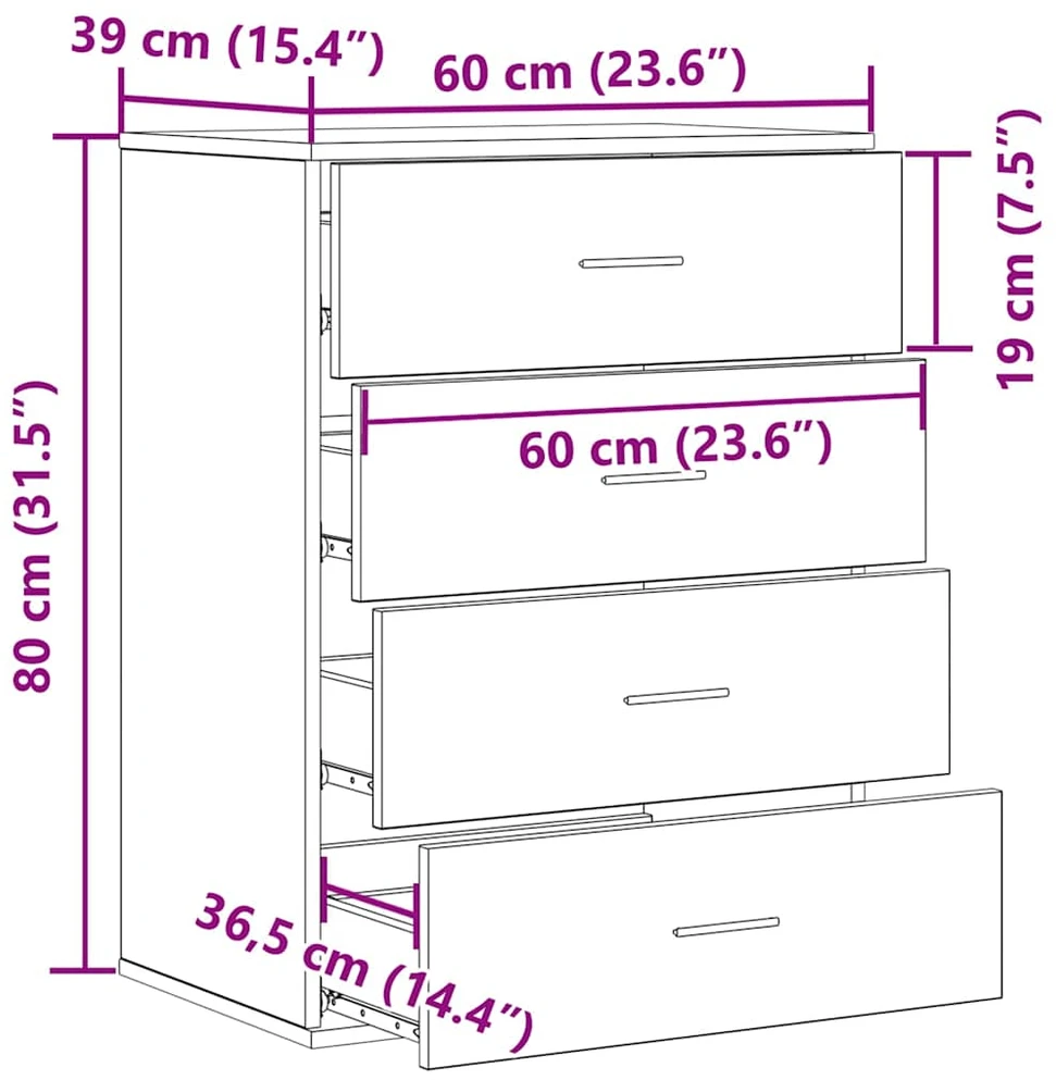 Kabalas Senas medis 60 x 39 x 80 cm Apdirbta mediena