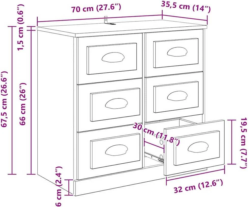 Kabalas Senovinis medis 70 x 35,5 x 67,5 cm Apdirbta mediena