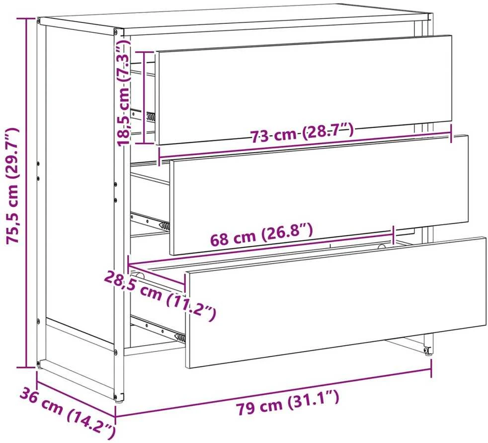 Kabalas Senovinis medis 79 x 36 x 75.5 cm Apdirbta mediena