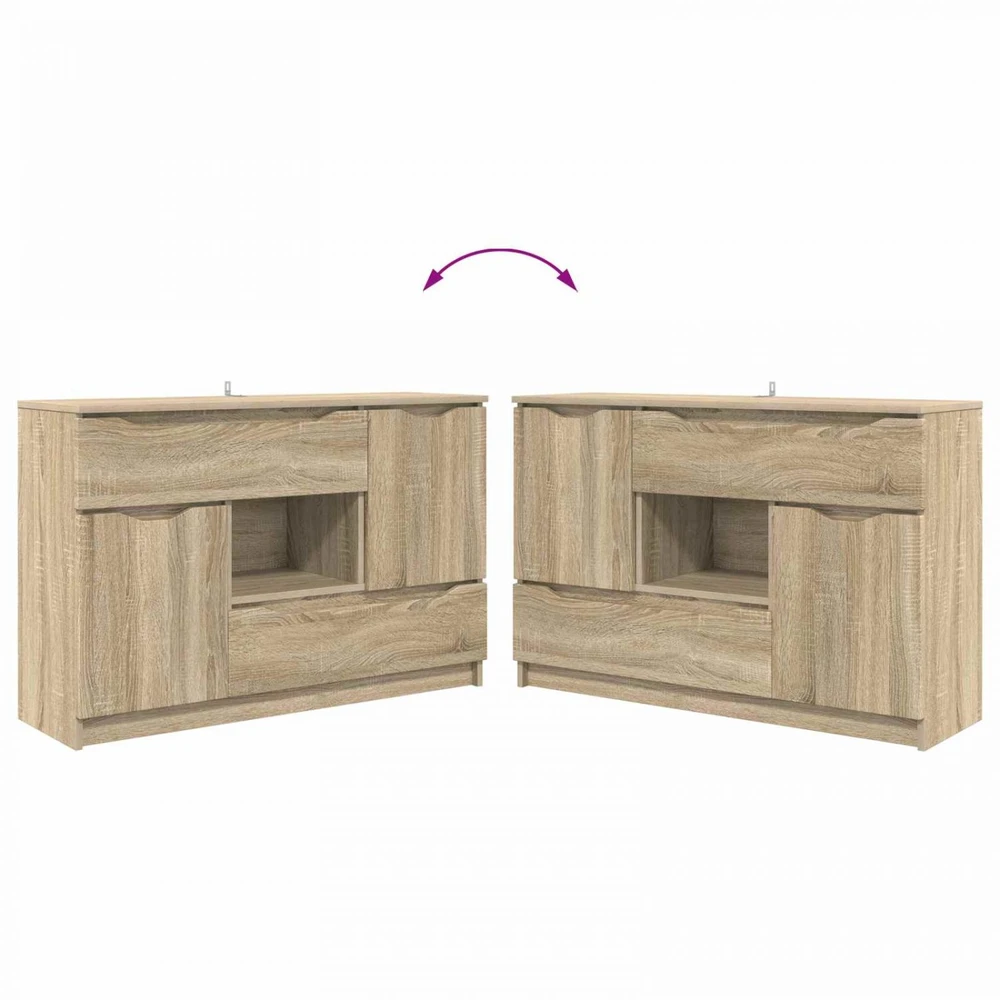 Kabalas Sonoma ąžuolas 100 x 30 x 65,6 Apdirbta mediena