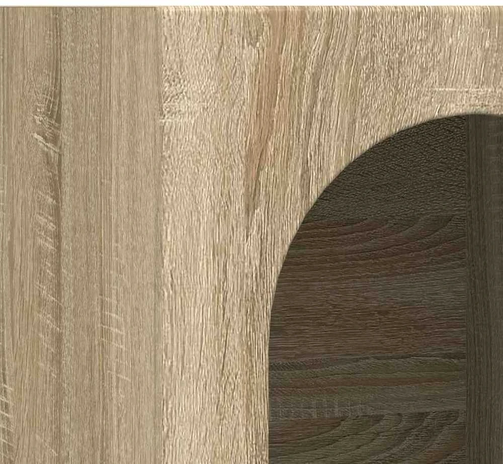 Kabalas ELST Sonoma ąžuolas 59 x 35 x 80.5 cm Apdirbta mediena