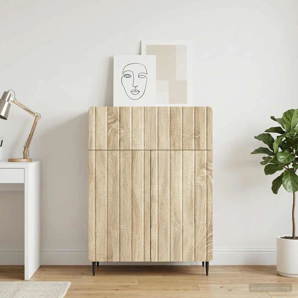 Kabalas Sonoma ąžuolas 66 x 34,5 x 92 cm Apdirbta mediena