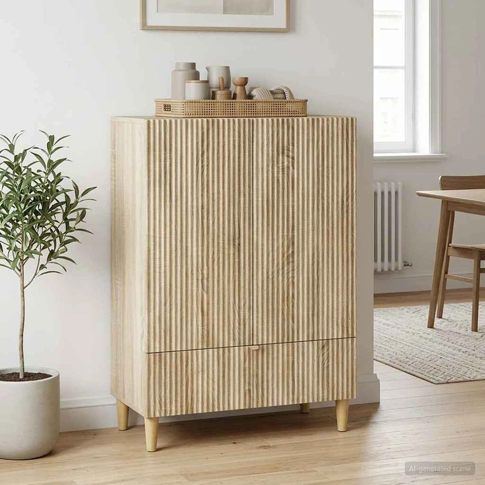 Kabalas Sonoma ąžuolas 66 x 34,5 x 95 cm Apdirbta mediena
