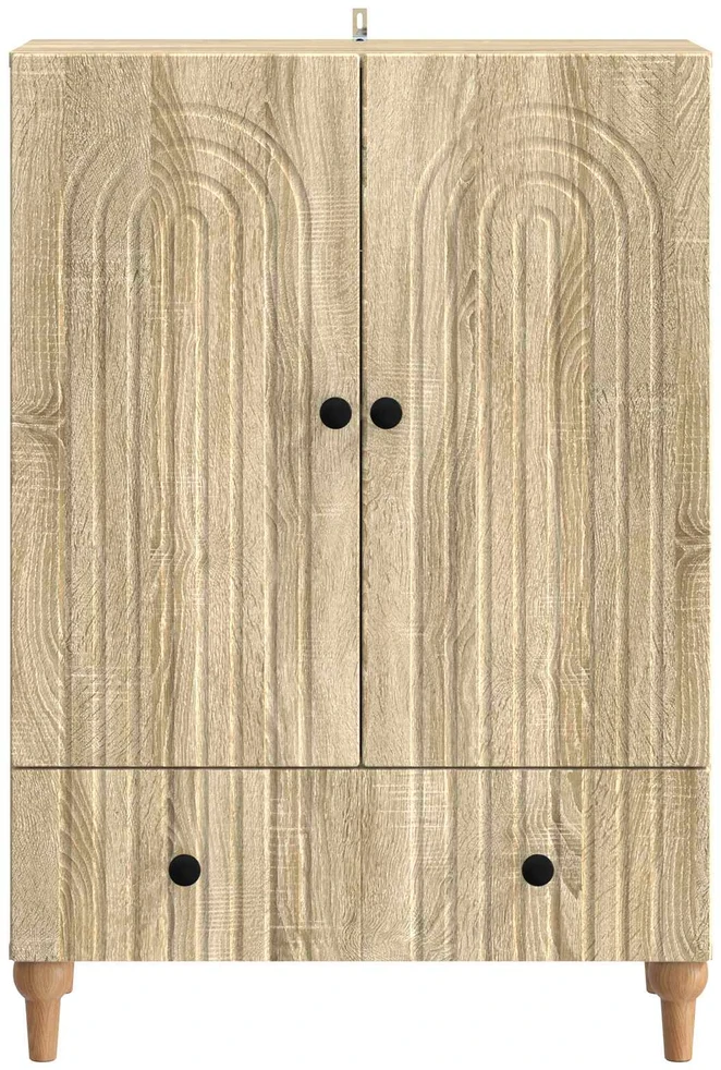 Kabalas Sonoma ąžuolas 66 x 34,5 x 95 cm Apdirbta mediena