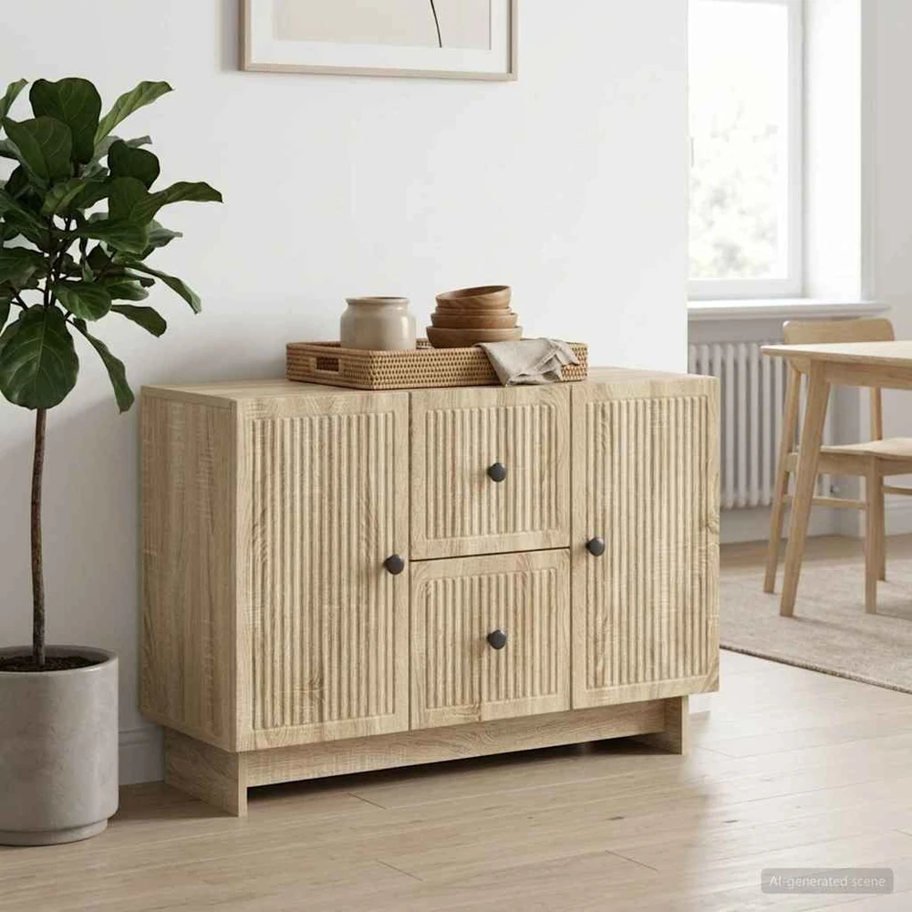 Kabalas Sonoma ąžuolas 89 x 34,5 x 60 cm Apdirbta mediena