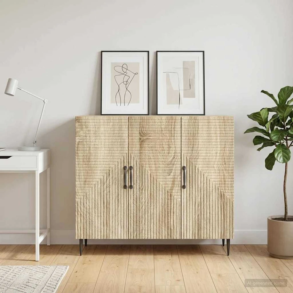 Kabalas Sonoma ąžuolas 89 x 34,5 x 80 cm Apdirbta mediena