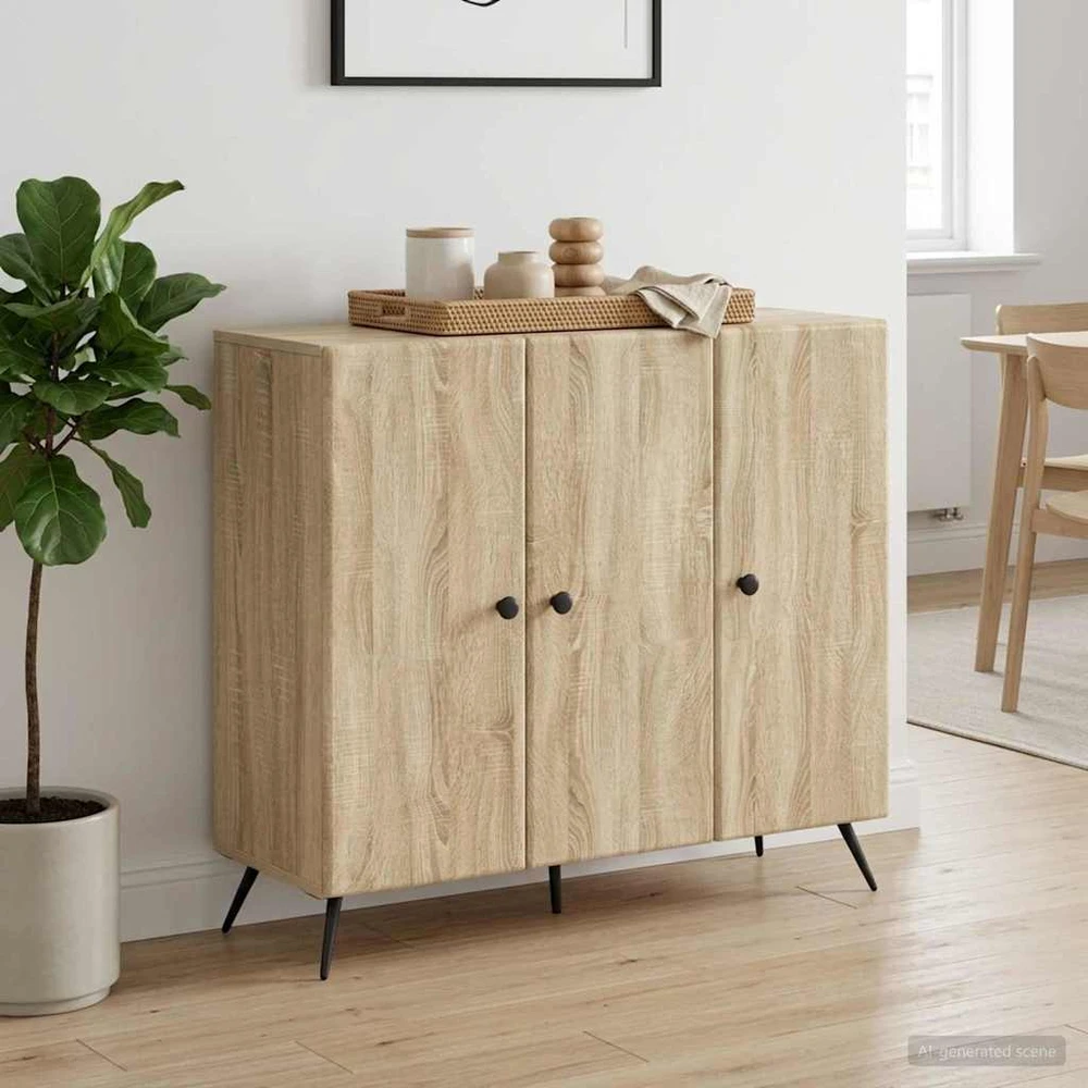 Kabalas Sonoma ąžuolas 89 x 34,5 x 80 cm Apdirbta mediena