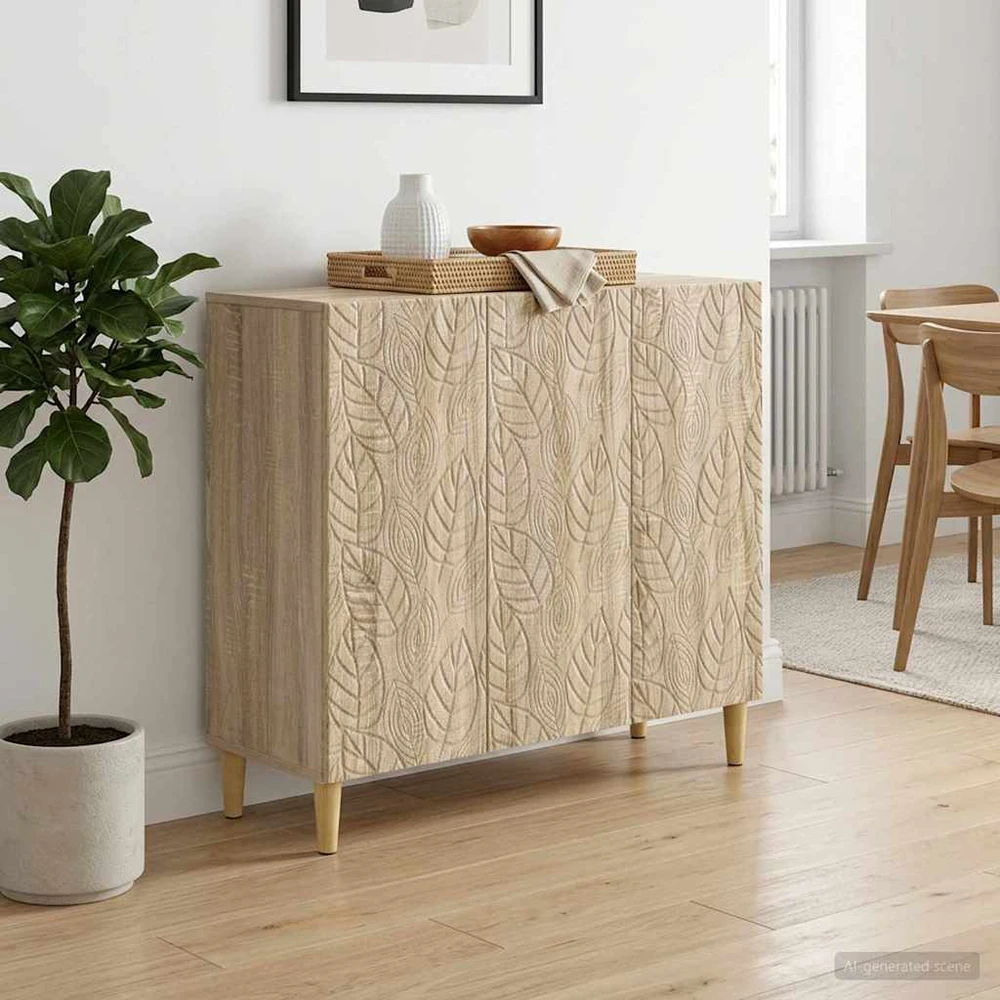 Kabalas Sonoma ąžuolas 89 x 34,5 x 80 cm Apdirbta mediena