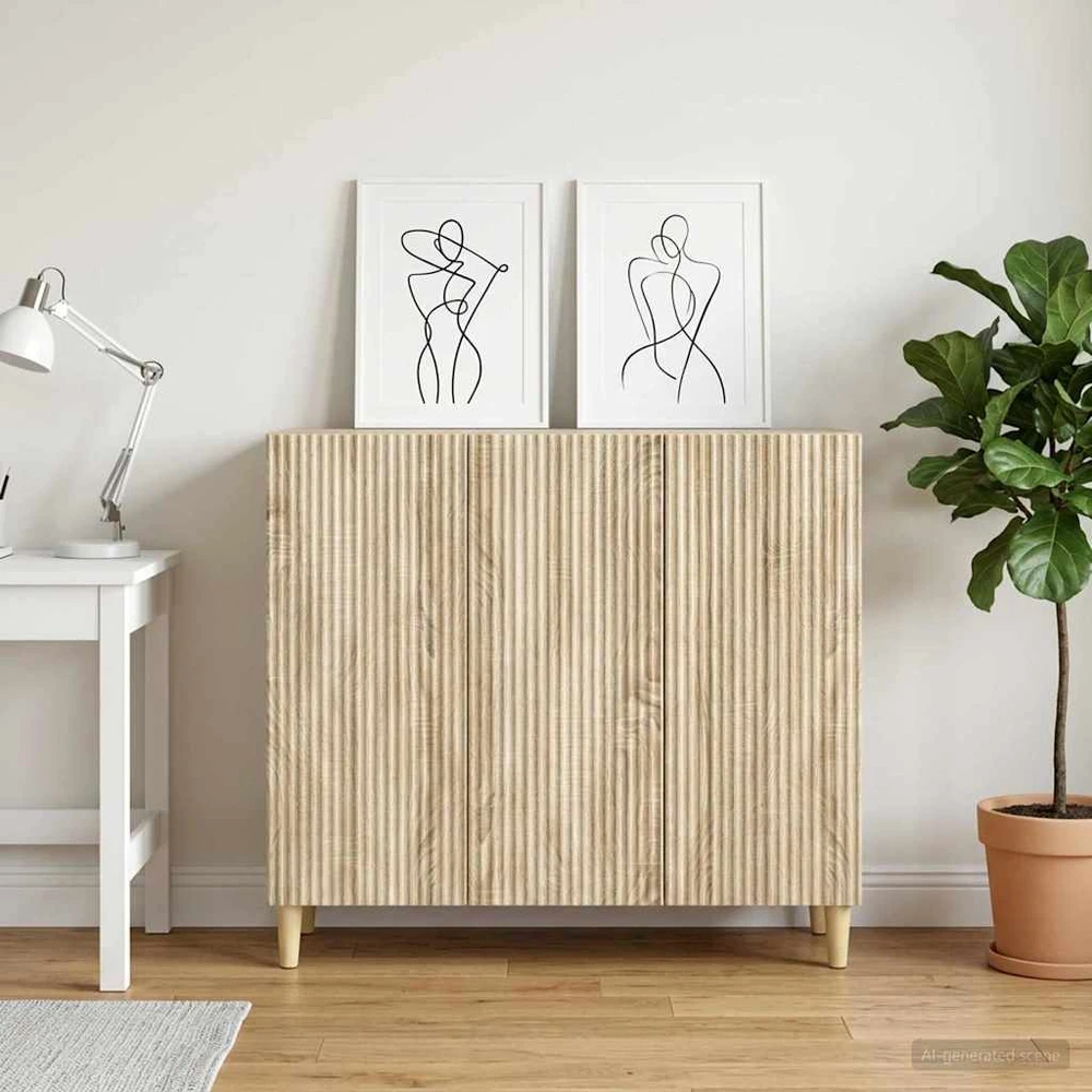 Kabalas Sonoma ąžuolas 89 x 34,5 x 80 cm Apdirbta mediena