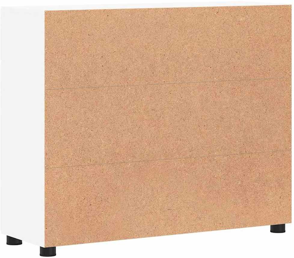 Kabalas FLORIN 88,5 x 30,5 x 73 cm Balta Apdirbta mediena