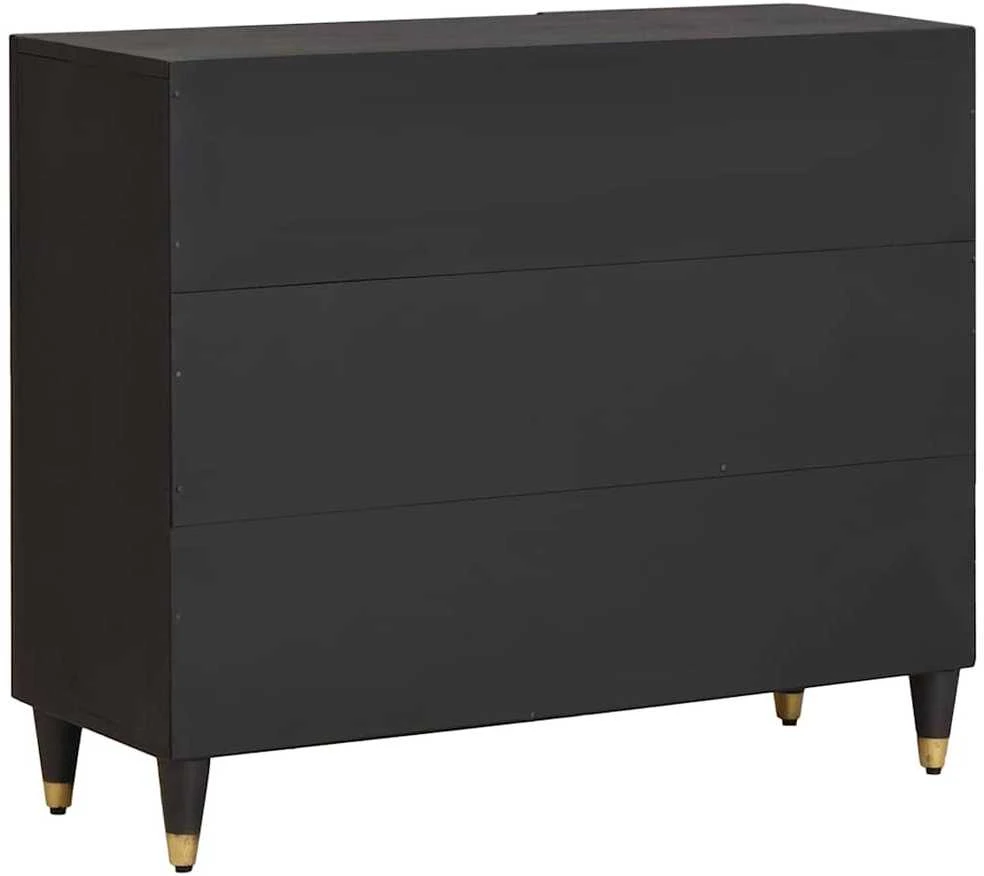 Kabalas Juoda 90 x 33 x 75 cm Kietas mango medis