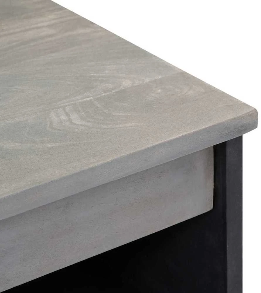 Kabalas Pilkas ir auksinis 60 x 33 x 75 cm Kietas mango medis
