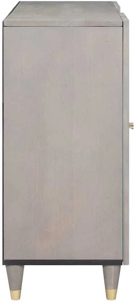 Kabalas Pilkas ir auksinis 90 x 33 x 75 cm Kietas mango medis