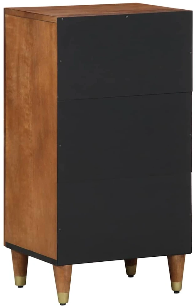 Kabalas su lentyna Ruda 40 x 33 x 75 cm Kietas mango medis