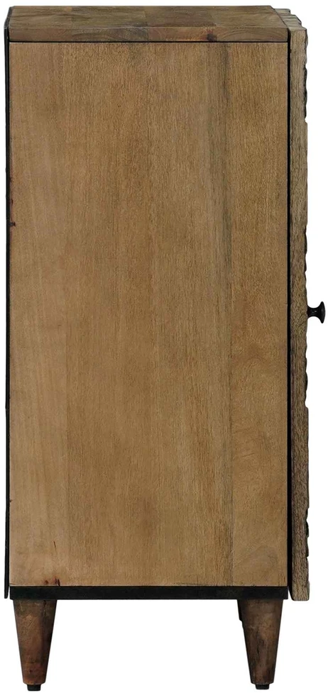 Kabalas su saugykla Ruda 40 x 33,5 x 75 cm Kietas mango medis