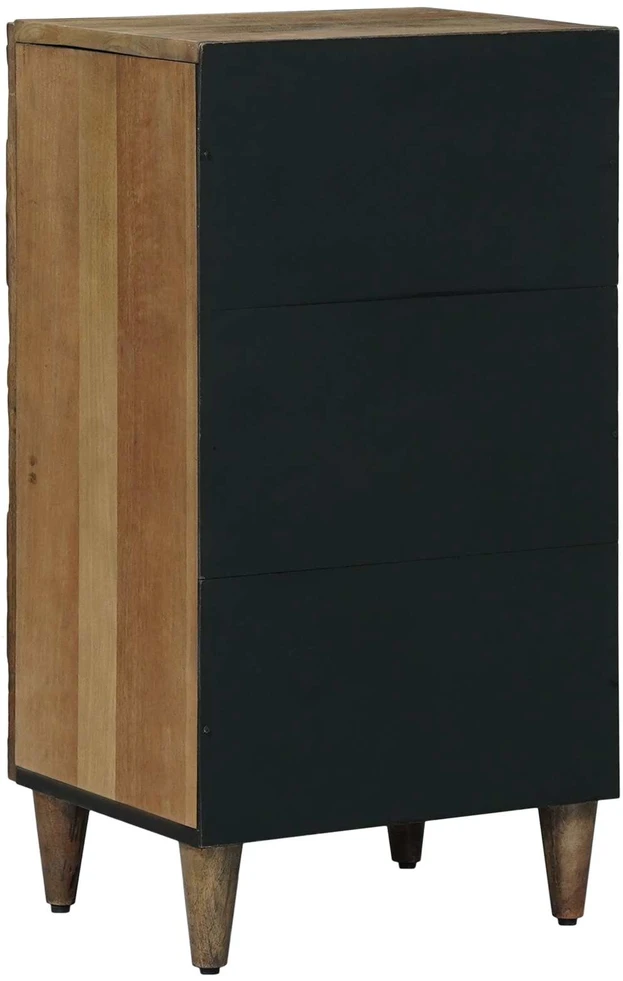 Kabalas su saugykla Ruda 40 x 33,5 x 75 cm Kietas mango medis
