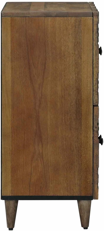 Kabalas su saugykla Ruda 60 x 33,5 x 75 cm Kietas mango medis